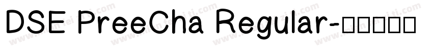 DSE PreeCha Regular字体转换